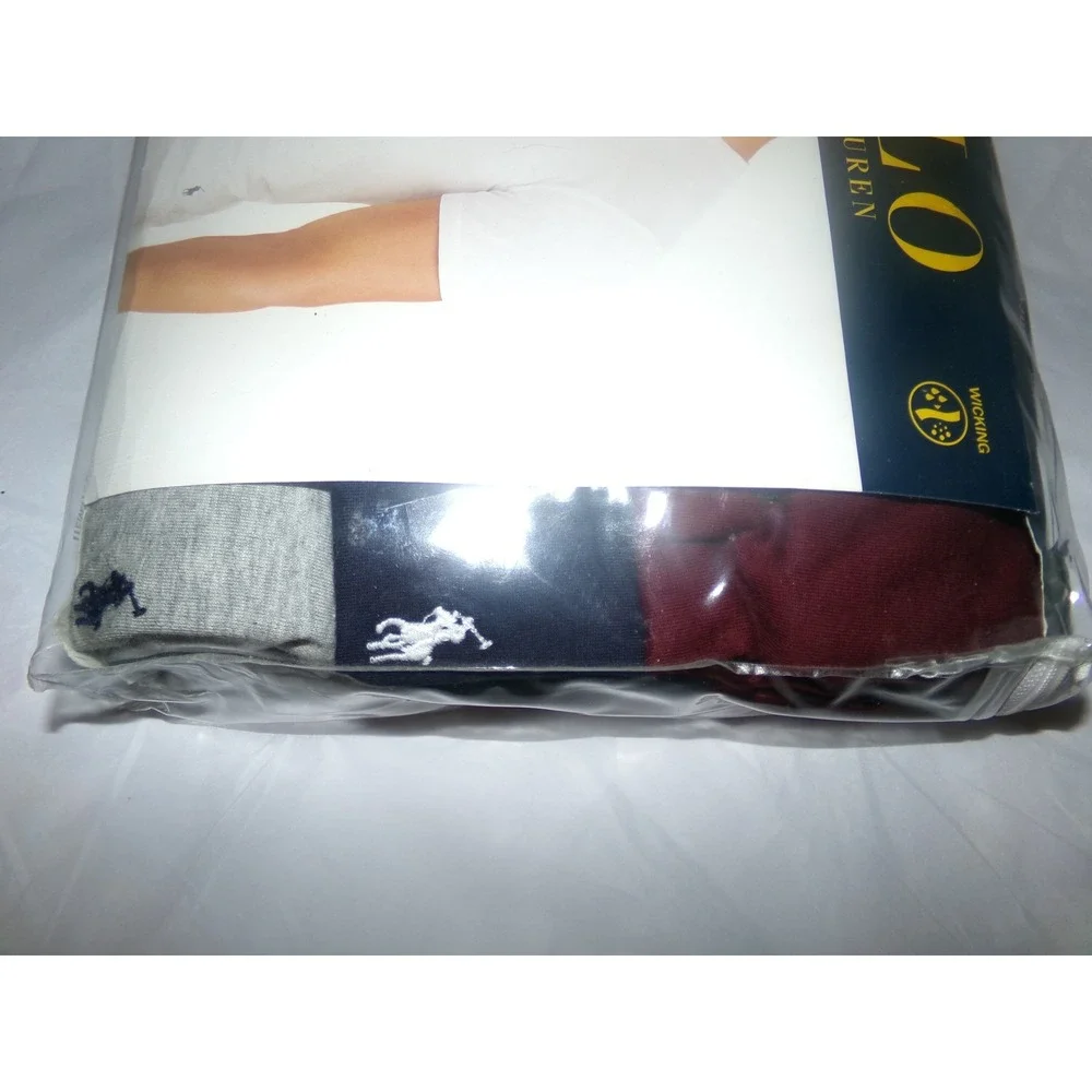 Polo Ralph Lauren Mens 3 Pack Classic Fit Cotton Crew Neck Undershirts XL Multi